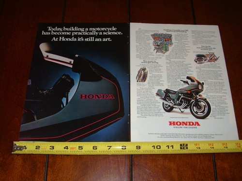 1981 HONDA CBX ORIGINAL 2 PAGE AD - Picture 2 of 12