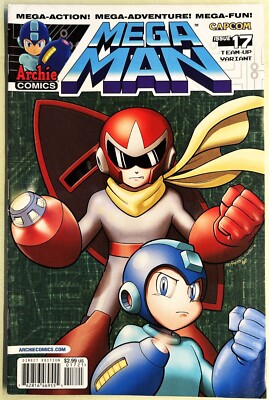 MEGA MAN COMIC BOOK #17 Variant November 2012 PROTO TYPE Pt 1 Bagged Boarded VF-