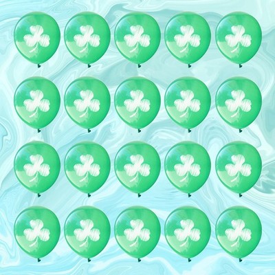 2 Pack Grüne Ballons Party Luftballons Ballondekoration Latexballons