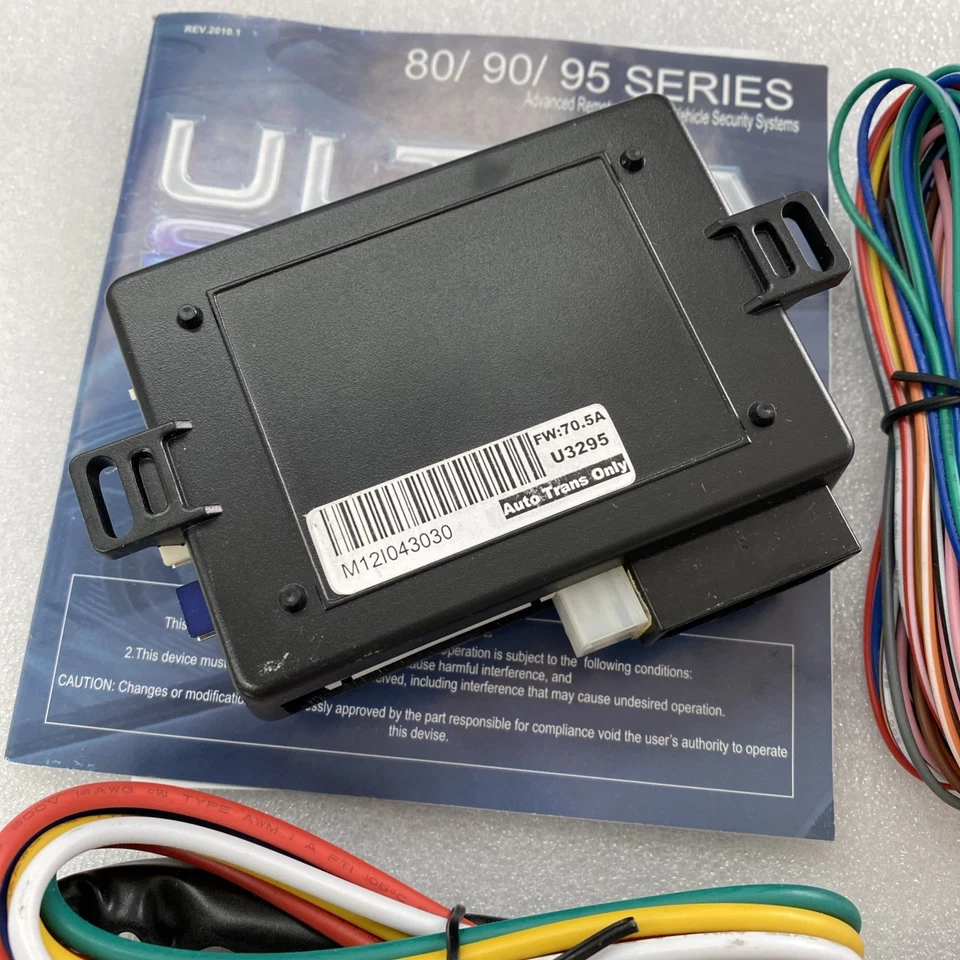 NUEVO MÓDULO/CABLEADO DE ARRANQUE REMOTO SIN LLAVE 1 VÍA ULTRASTART U3295 Foto 3 de 4