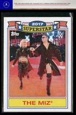 Wrestling 2021 Topps Heritage WWE The Miz & Maryse Team Up #TM-16