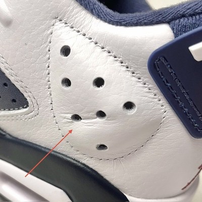Air Jordan 6 Retro Low Golf Olympic DV1376-101 White/Navy (Men