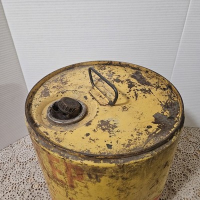 Vintage SPIRAX EP SHELL OIL Drum 59203 SAE 90 Empty - Gas Station