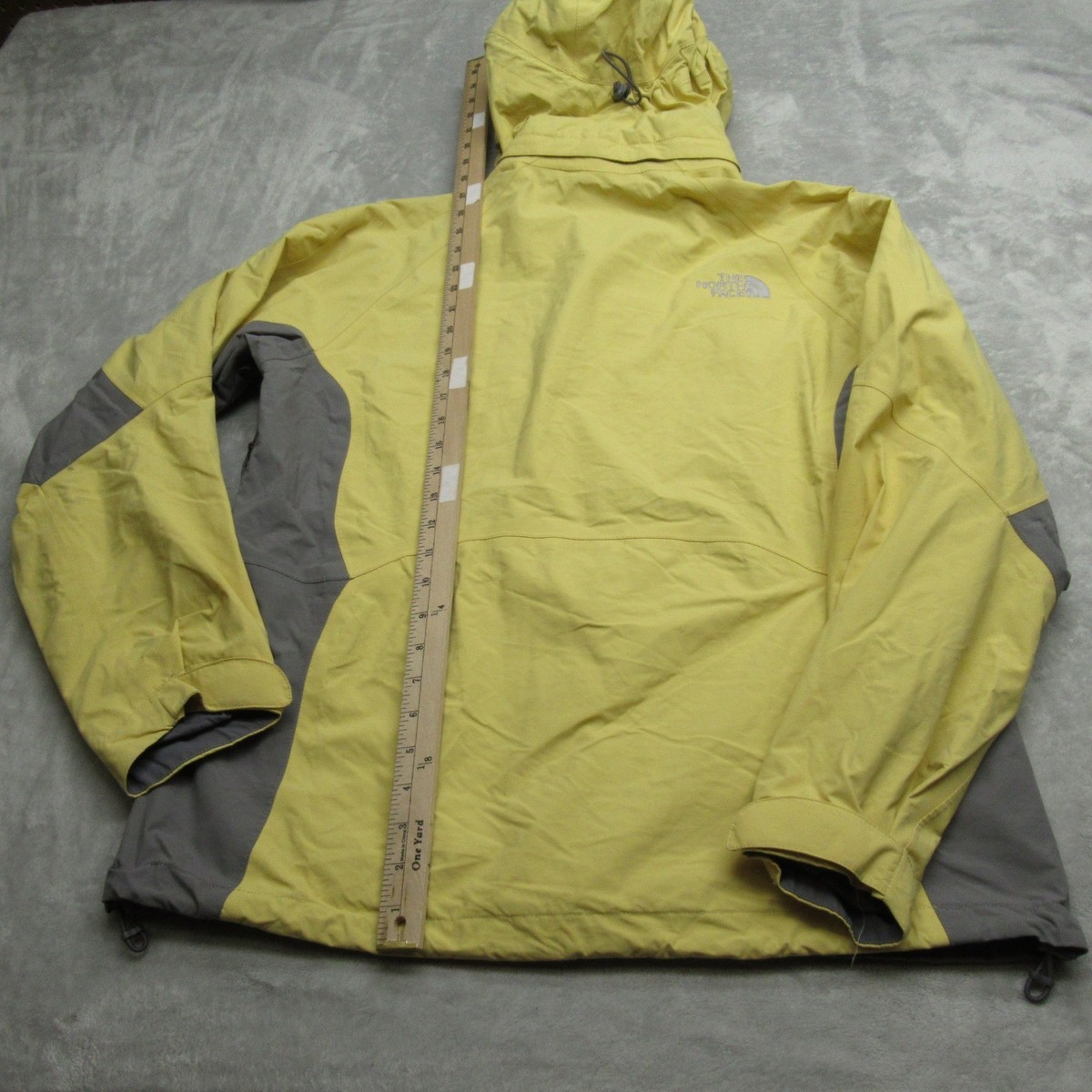 THE NORTH FACE - THE NORTH FACE ノースフェイス 防水シェルジャケット黄レディースS The North Face Gore-Tex Jacket Womens Large Yellow Waterproof 3in1