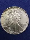 1986 US SILVER EAGLE Better Date Silver Eagle ~ L👀K SHIPS FREE