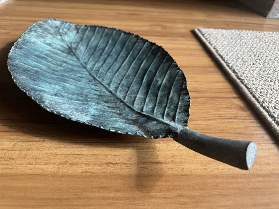 Rustic Leaf Collect All Trinket Tray Or Wall Hanging Decor Home Decor - Image 3 of 4