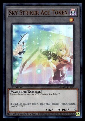 Gettone Yu-Gi-Oh! Sky Striker Ace - MAMA-EN013 - Ultra Rara 1ª Edizione - Carta Singola Da Magnificent Mavens