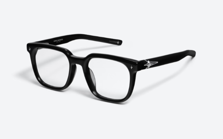 Gentle Monster OJO 01 Sunglasses Black/Clear With Case New