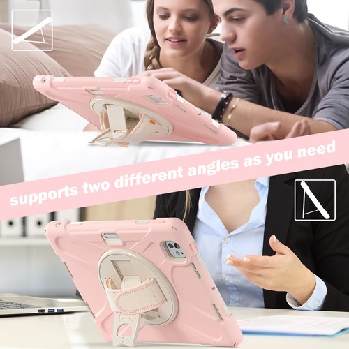 Shockproof Heavy Duty Hand Strap Stand Case Cover for iPad Pro 11" M4 (2024) - Afbeelding 68 van 80
