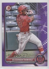 2022 Bowman Prospects Purple Border 81/250 Alexander Ramirez #BP-38 0w53