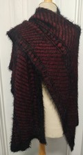 Women's Wrap Shawl Linen Acrylic Wool One Size- Very Soft