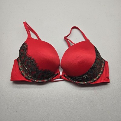 【３２Ｃ／ＸＳ】ブラ＆ソング Victoria's Secret HG Victoria's Secret Women Bra 32C Red Very Sexy Push Up Underwired