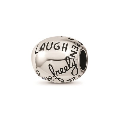 Reflection Beads Sterling Silver Crystal from Swarovski Live Laugh Love Bead