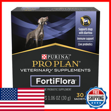 Purina Pro Plan FortiFlora Canine Probiotics for Dogs - Gut Health - 30 ct