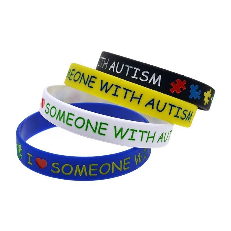 Silicone Medical Alert Wristbands ID Bracelets Health Safety Adult Kids Reusable - Image 4 of 4