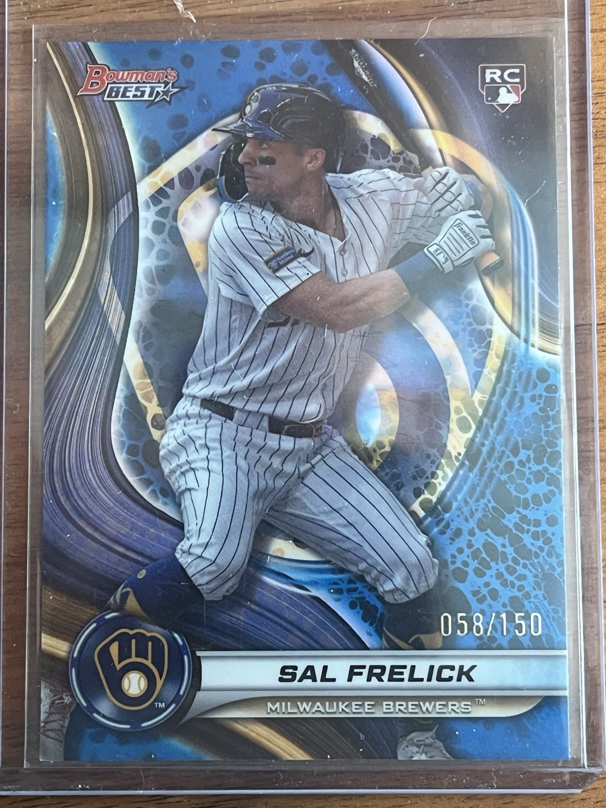 2024 Bowman's Best - Sal Frelick #37 Blue Refractor /150 (RC)