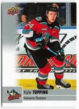 2019-20 Kyle Topping Upper Deck CHL Rookie
