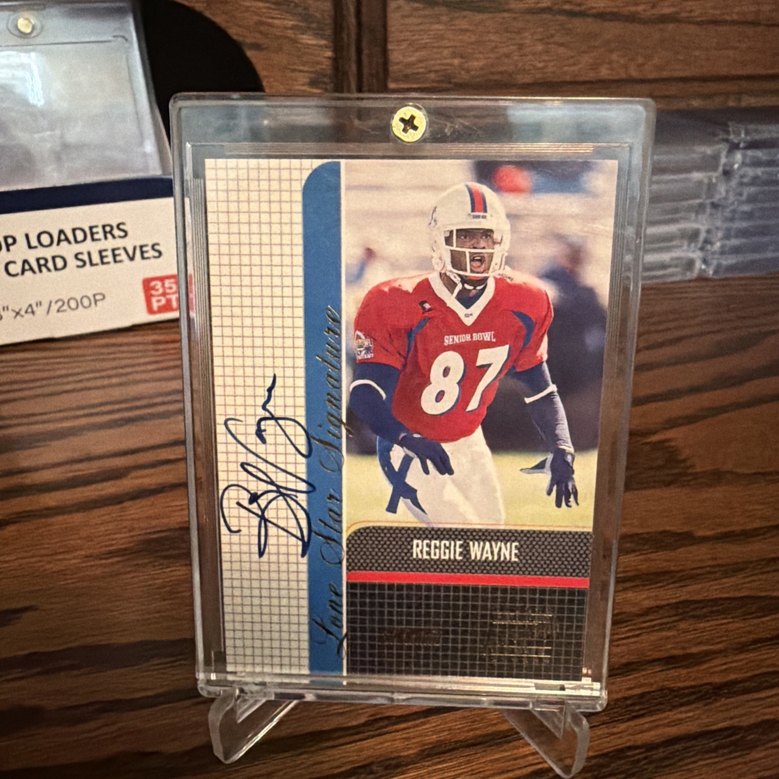 Reggie Wayne Stadium Club Lone Star Signatures #LSRW Lone Star Signatures