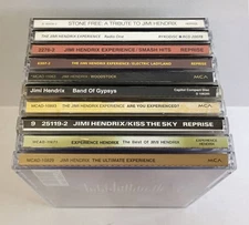 Jimi Hendrix 10 CD Lot Classic Rock & Roll Blues- Woodstock, Ladyland, Radio One
