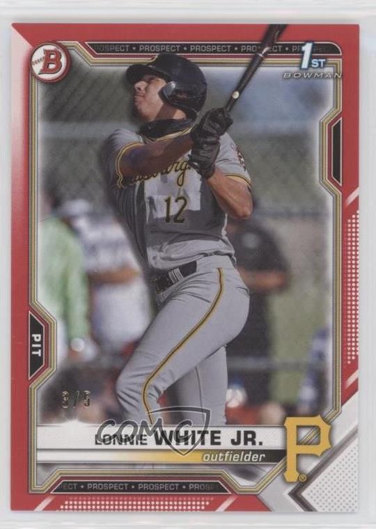 2021 Bowman Draft Red 3/5 Lonnie White Jr #BD-28 ib6