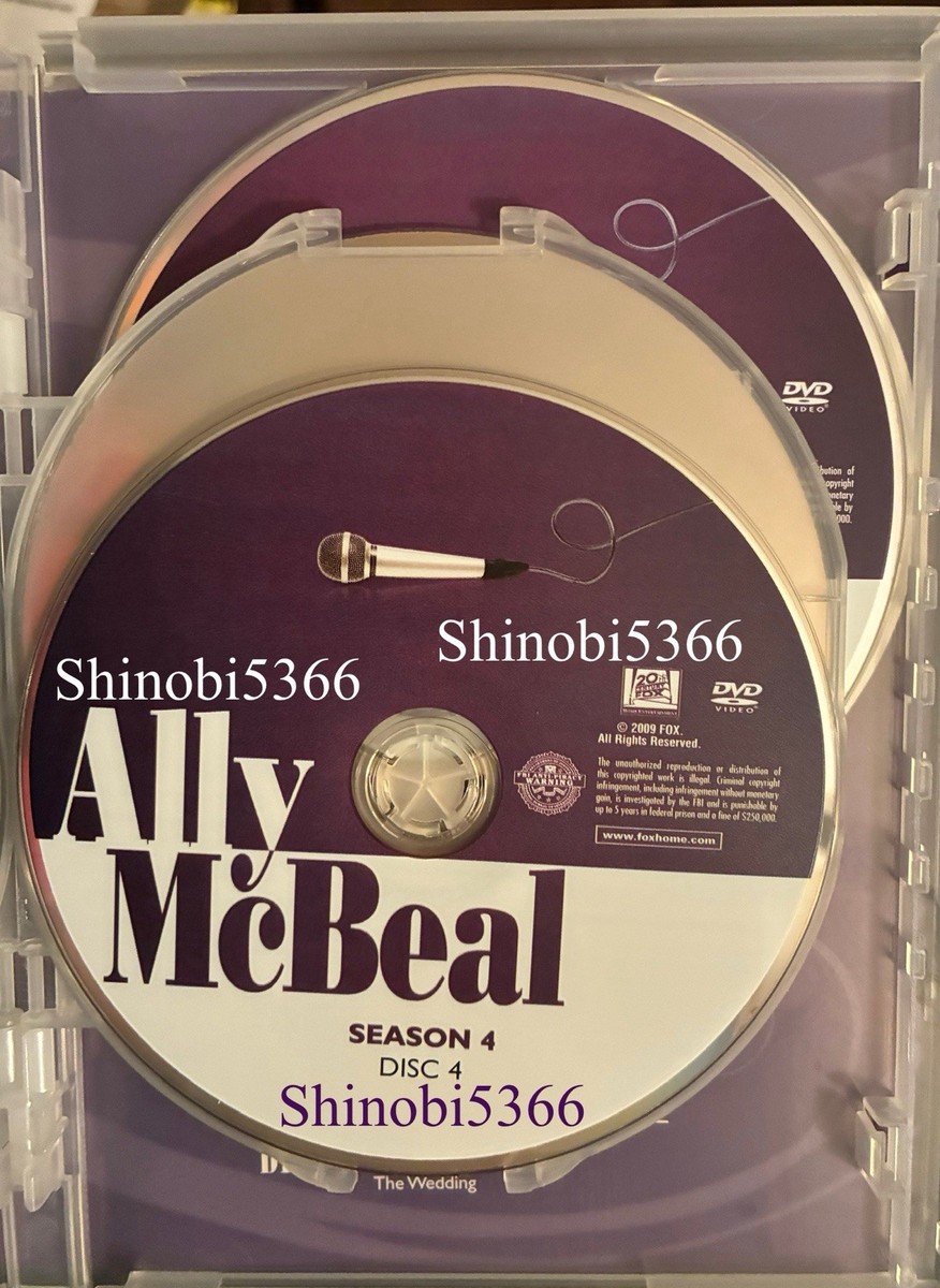 Ally McBeal: The Complete Fourth Season (DVD, 2010, 6-Disc Set