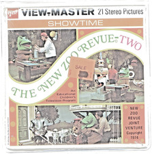 THE NEW ZOO REVUE TWO 1974 3d View-Master Packet B 567 NEW SEALED UNOPENED