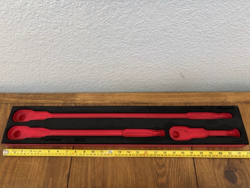 snap-on tools foam organizer red FM303RT02BR 1/2" drive ratchet USA