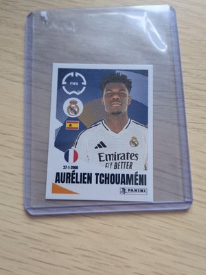 2025 FIFA CLUB WORLD CUP Panini Sticker #486 AURELIEN TCHOUAMENI Real Madrid