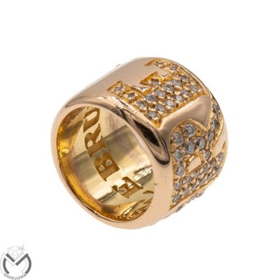 Brauner Oster Charm in 18 Kt 750 Roségold LIEBE Diamanten -269/VV-