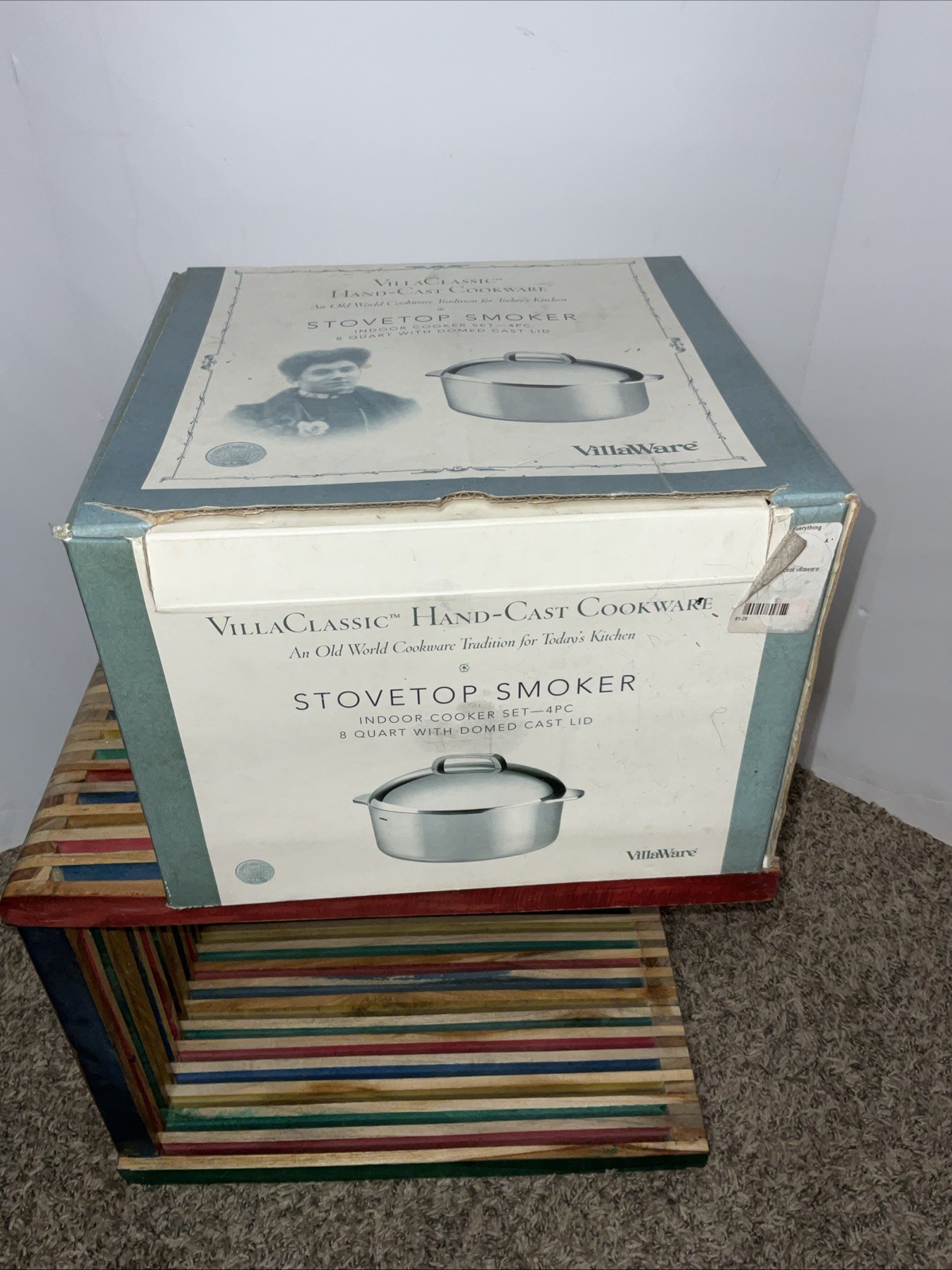 VillaWare Indoor Stovetop Smoker / V8-280 / 8 Quart / Excell