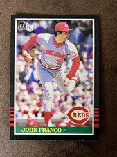 1985 Donruss Baseball John Franco Rookie Card #164 RC. rookie card picture