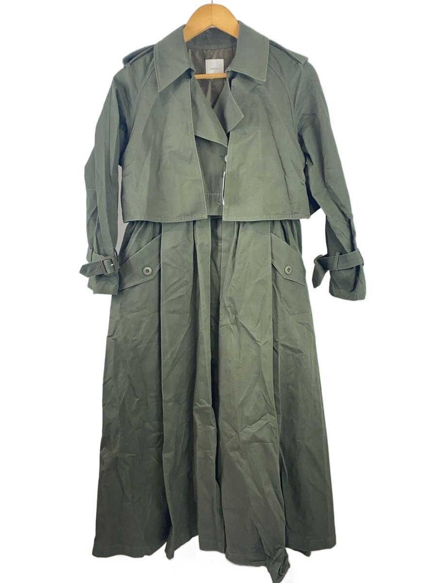 Ameri Trench Coat/-/Cotton/Khk/Plain/02920751020 … - image 1