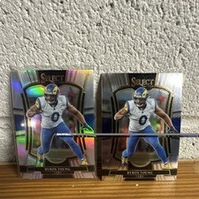 Panini Byron Young Card Lot Select Premier Level Prizm Rams NFL 2025 2 Cards