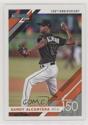 2019 Panini Donruss 150th Anniversary 114/150 Sandy Alcantara #198 0ji1