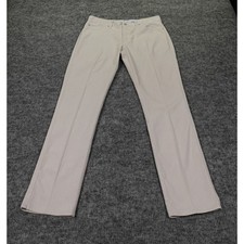 Peter Millar Crown Comfort Twill Five Pocket Pants Mens 36 Beige Casual Golf