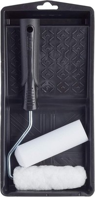 Harris Essentials Emulsion & Glanz Mini Farbroller Set 4'' Fach 2 Hüllen | UK