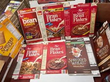 POST NATURAL BRAN FLAKES CEREAL BOX BUNDLE