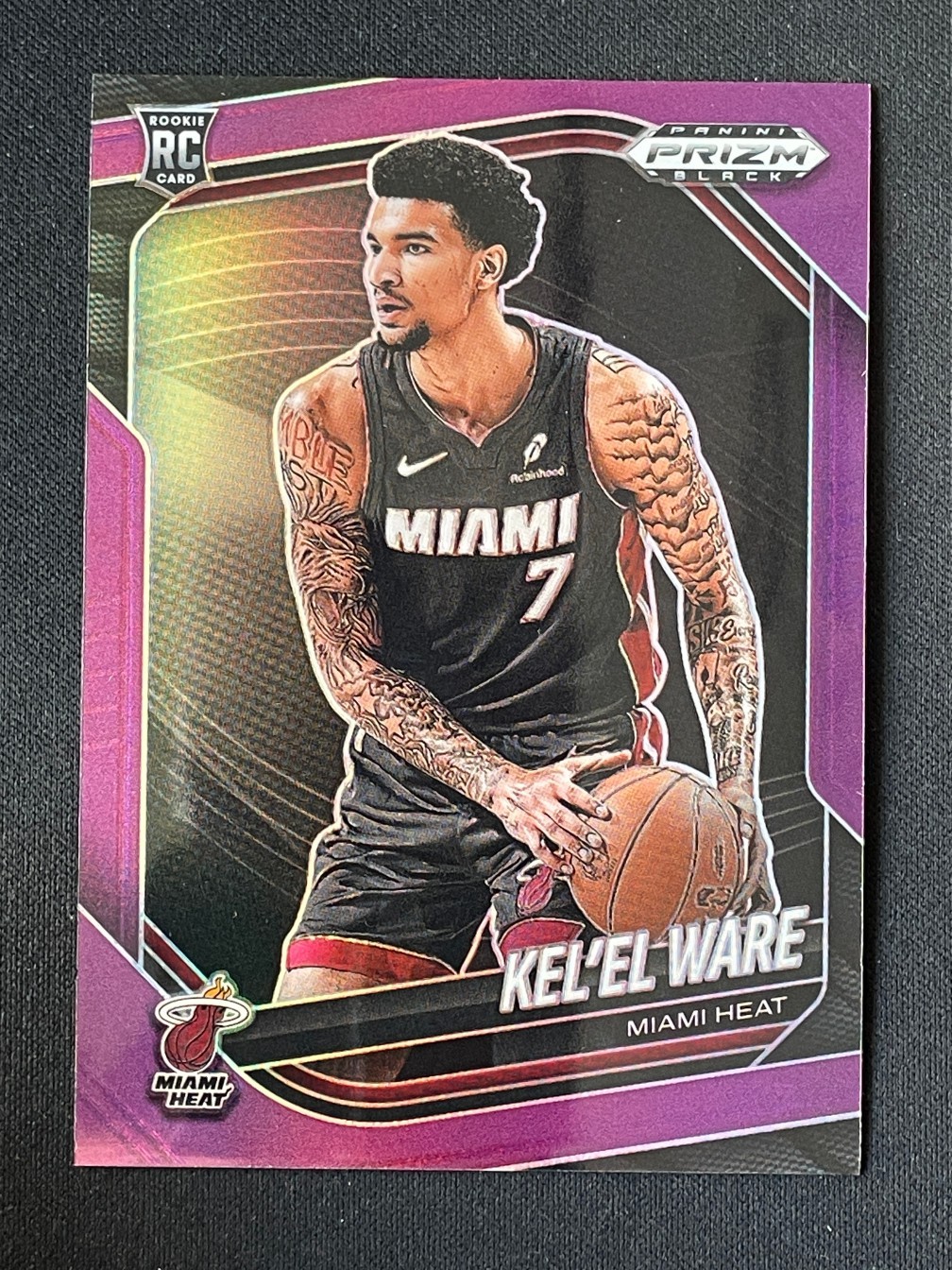 Kelel Ware 2024-25 Panini Prizm Black RC Purple /99 #156