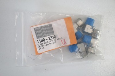 Brennan 316 SS 1/2'' Male Elbow N501-08-08-SSFF 4 pieces