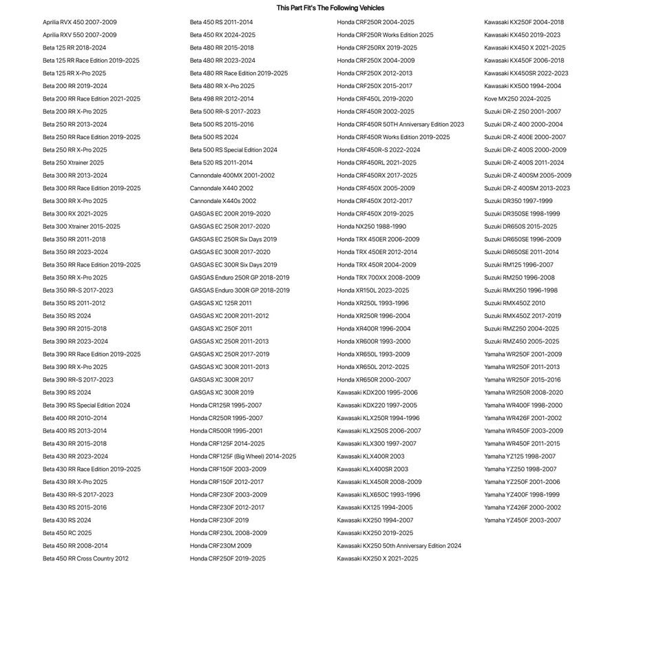 Tusk Brake Pad - Sintered Metal Front For HONDA CRF250R 2004-2023 — 第 3/4 张图片