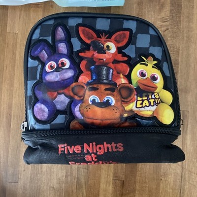 Lunch Bag - Five Nights at Freddy's - 4 Friends Foxy Black Boys Tote Licensed NE
