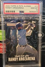 RANDY AROZARENA 2020 TOPPS  X  PSA 10 Rookie Card. rookie card picture
