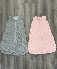 Yoofoss Baby Sleep Sack 18-24 Months, Wearable Blanket, 100 Cotton Grey Pink XL