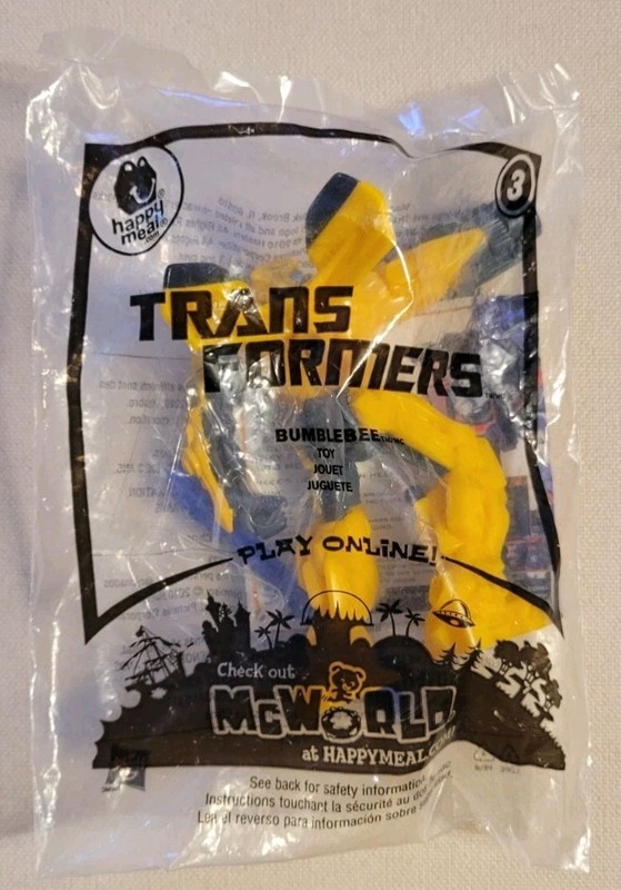 McDonald's Transformers Movie BUMBLEBEE Happy Meal Toy #3 2010 New NIB Hasbro