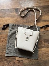 Allsaints Miro Turn Lock Leather Crossbody Hand Bag