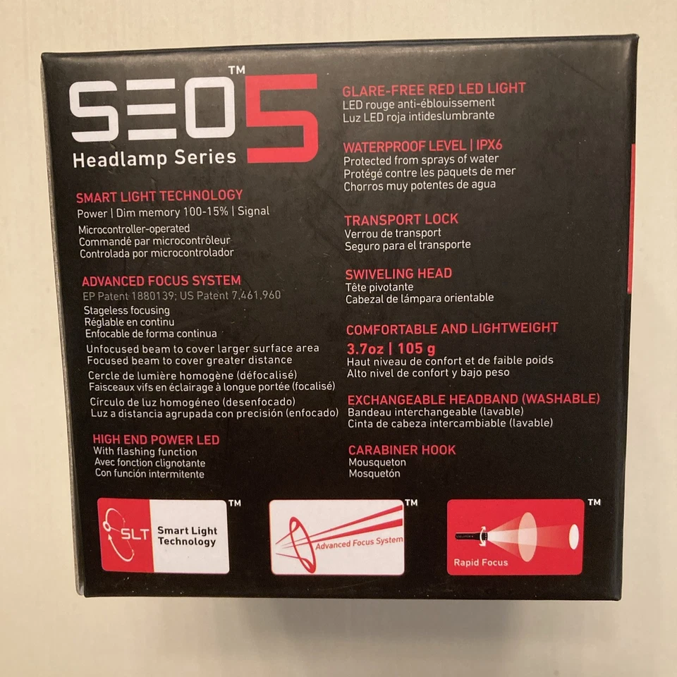 Faro Leatherman LED LENSER SEO5. Descatalogado, coleccionable. Propietario original NUEVO Foto 3 de 4