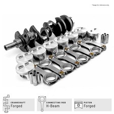 Chevy Sbc 400 4.00 427ci 2pc Rms Forged Rotating Assembly Only 4.125