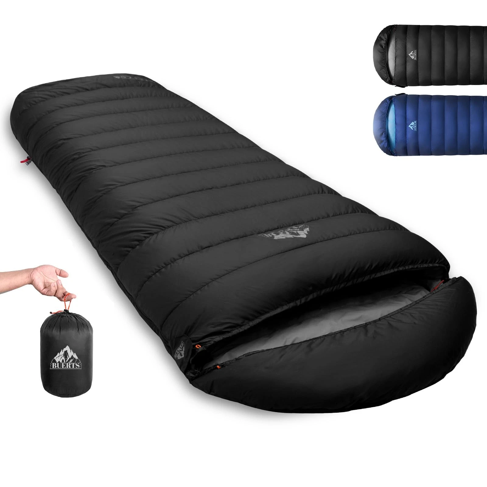 BUERTS Down Sleeping Bag for Adults. 680FP Ultralight Portable, Backpacking S...
Opens in a new wind