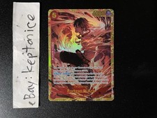 One Piece TCG Portgas D Ace OP16-118 Secret Rare The Time Of Battle Alt SEC Art