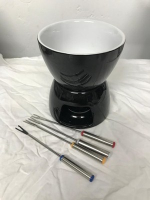Schokofondue Set für Teelicht Schoko Fondueset Schokoladenfondue Fondue Mini